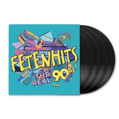 Fetenhits The Real 90's 4LP Vinyl Gatefold 2023 PolyStar