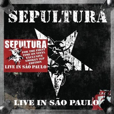 Sepultura Live in Sao Paulo 180g 2LP Smokey Vinyl Gatefold 2022 BMG