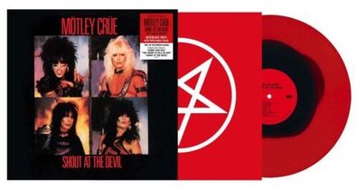 Mötley Crüe Shout At The Devil 1LP 40th Anni Black In Red Vinyl 2023 BMG