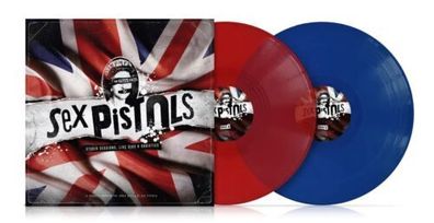 Various Many Faces Of Sex Pistols 180g 2LP Red & Blue Vinyl 2023 Music Brokers