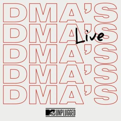 DMA'S MTV Unplugged Live 2LP Red Vinyl Gatefold 2022 Infectious Music