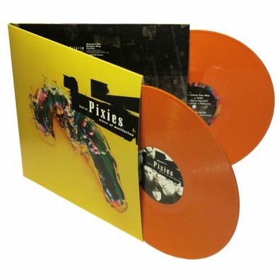 Pixies Wave Of Mutilation Best Of 2LP ORANGE Vinyl Gatefold 2011 4AD CAD2406