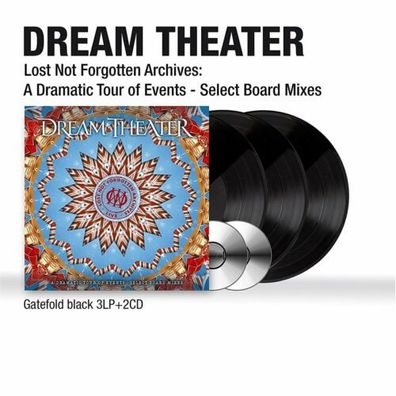 Dream Theater Lost Not Forgotten Archives A Dramatic Tour... 180g 3LP Vinyl 2CD