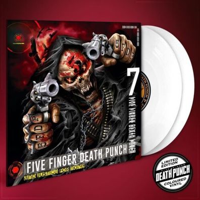 Five Finger Death Punch And Justice For None 2LP WHITE Vinyl Gatefold 2023