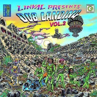 Linval Presents Dub Landing Vol.2 Roots Radics 2LP Vinyl Greensleeves VPGSRL7053