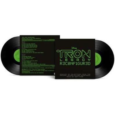 Daft Punk Tron Legacy Reconfigured 2LP Black Vinyl Gatefold 2022 Walt Disney