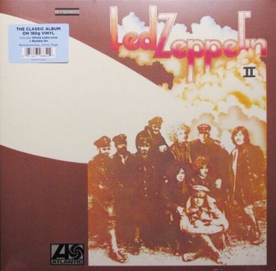 Led Zeppelin II 180g 1LP Vinyl Gatefold 2014 Atlantic Jimmy Page Remastered