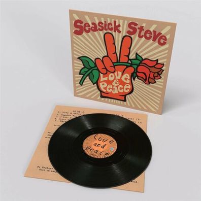 Seasick Steve Love & Peace 1LP Black Vinyl 2020 Contagious Records CON001LP
