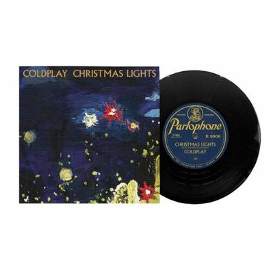 Coldplay Christmas Lights LTD 7" Recycled Black Vinyl 2021 Parlophone
