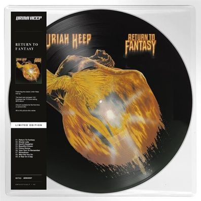 Uriah Heep Return To Fantasy 1LP Picture Disc Vinyl 2023 BMG