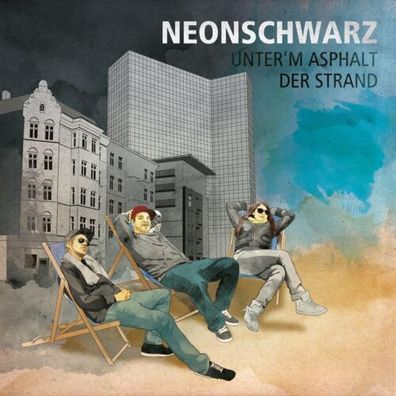 Neonschwarz Unter'm Asphalt Der Strand 12" Vinyl EP 2012 Audiolith