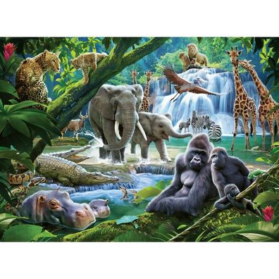 Dschungel-Tiere, 100Stk. XXL