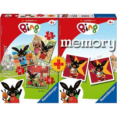 Multipack - Memory + 3 Puzzles: Bing
