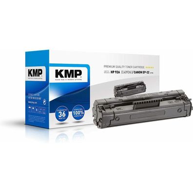 KMP H-T16 schwarz Toner ersetzt HP 92A; Canon EP-22(C4092A; 1550A003)