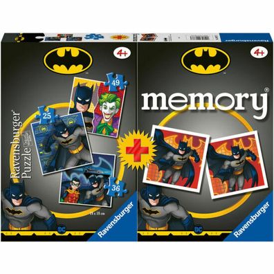 DC Comics Batman 3 Puzzles + Memory Multipack