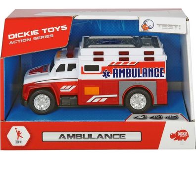 Dickie Ambulance Car mit Lichtern und Sound
