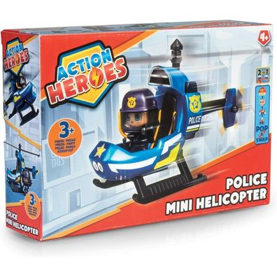 Action Heroes - Mini-Polizeihubschrauber