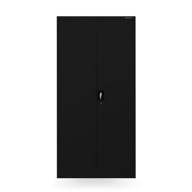 Hauswirtschaftsschrank, 900 x 1850 x 450 mm, All Black: schwarz