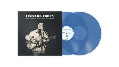 Leonard Cohen Hallelujah & Songs from His Albums 2LP Blue Vinyl Gatefold 2022 So