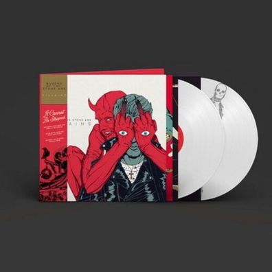 Queens Of The Stone Age Villains 2 LP White Opaque Vinyl Etched 2022 Matador