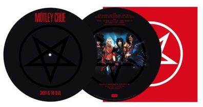 Mötley Crüe Shout At The Devil 1LP 40th Anniversary Picture Disc Vinyl 2023 BMG