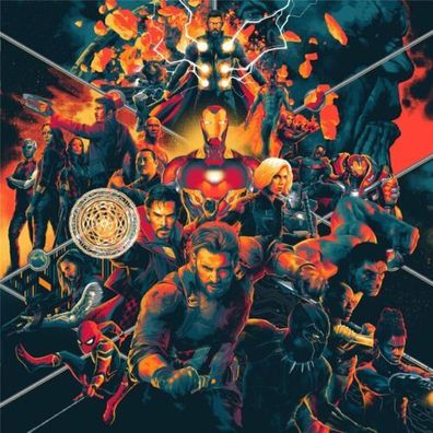 Alan Silvestri Avengers Infinity War 3LP 180g Coloured Vinyl 2020 Mondo MOND191
