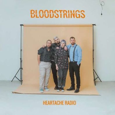 Bloodstrings Heartache Radio 1LP Orange Vinyl 2023 Dackelton Records
