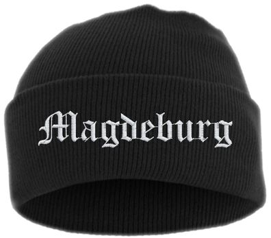 Magdeburg Umschlagmütze - Altdeutsch - Bestickt - Mütze mit breitem ...