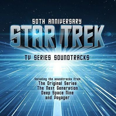 50th Anniversary Star Trek TV Series Soundtracks 2LP Black Vinyl 2016 ZYX21112-1