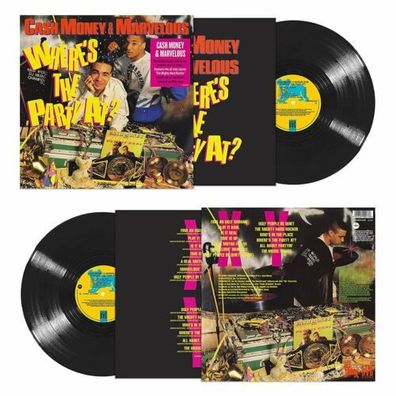 Cash Money & Marvelous Where's The Party At 180g 1LP Vinyl 2020 Demon DEMREC528
