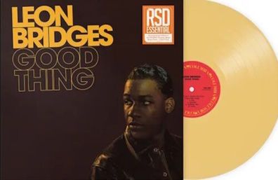 Leon Bridges Good Thing 1LP Custard Vinyl 2023 Columbia