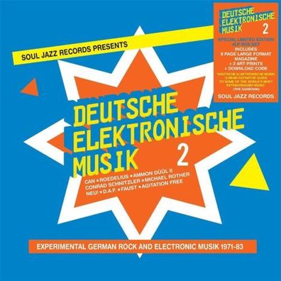 Various Deutsche Elektronische Musik 2 4LP Vinyl Box 2021 Soul Jazz Records