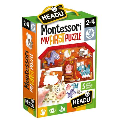 HEADU: Montessori Mein erstes Puzzle - Bauernhof