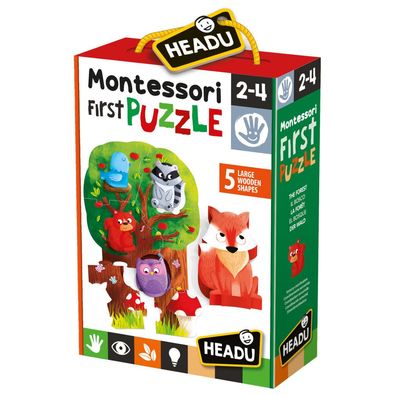 HEADU: Montessori Mein erstes Puzzle - Wald