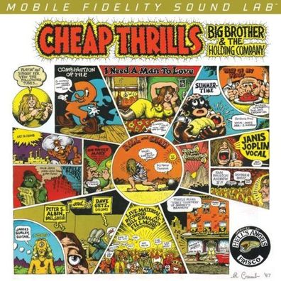 Janis Joplin Big Brother & The Holding Company Cheap Thrills 180g 2LP Vinyl MFSL