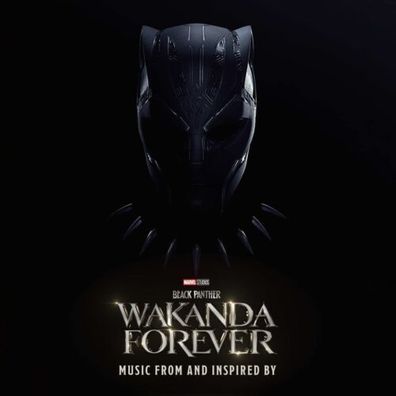 Various Black Panther Wakanda Forever Soundtrack 2LP Black Ice Vinyl 2023