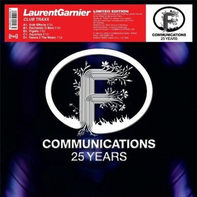 Laurent Garnier Club Traxx EP 2x12" Vinyl F Communications