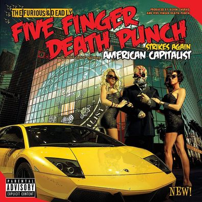 Five Finger Death Punch American Capitalist 1LP Vinyl Gatefold 2018 Eleven 7