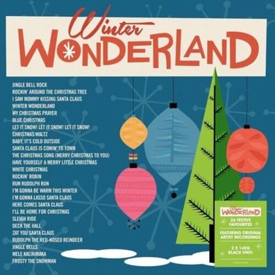 Various Artists Winter Wonderland Weihnacht 2LP Black Vinyl 2022 Demrecomp026