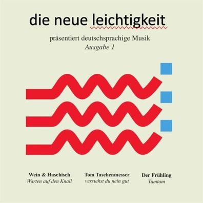 Die Neue Leichtigkeit Präsentiert Deutschsprachige Musik Ausgabe 1 2LP Red Vinyl