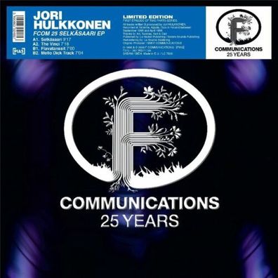 Jori Hulkkonen F Com 25 Selkäsaari EP 12" Vinyl F-Com