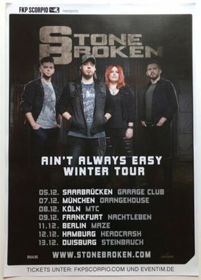 Stone Broken Winter Tour 2018 Konzert Plakat Poster A1 Tour 2018