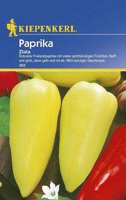 Paprika Zlata, vitaminreiches Edelgemüse, süß und mild-aromatisch