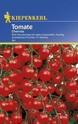 Tomatensamen Cherrola F1, Kirschtomate bringt zuckersüße fruchtig-aromatische...