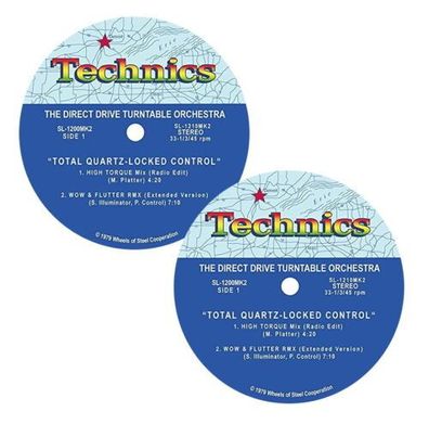 Slipmats Technics Motown Doppelpack 1 Paar