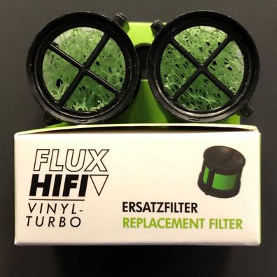 FLUX-HiFi Vinyl-Turbo - Original Ersatzfilter (2 Stück) / Replacement Filter NEU