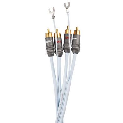 SUPRA Cables PHONO 2RCA-CS analoges Verbindungskabel Phonokabel Länge 1,5m Blau