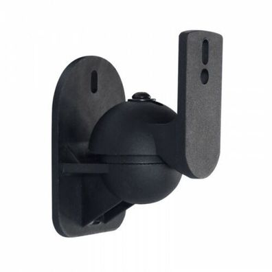Dynavox Lautsprecher Wandhalterung schwarz für Boxen bis 5kg 1 Paar