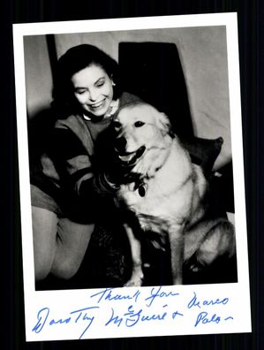 Dorothy Mc Guire 1916-2001 Foto Original Signiert # G 40357