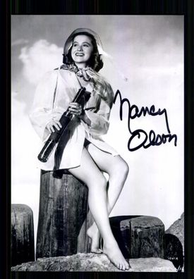Nancy Olson Amerikanische Schauspielerin Foto Original Signiert # BC 212370